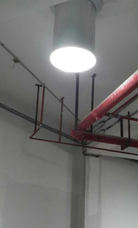 正能量光導照明系統(tǒng)室內(nèi)應用實物圖