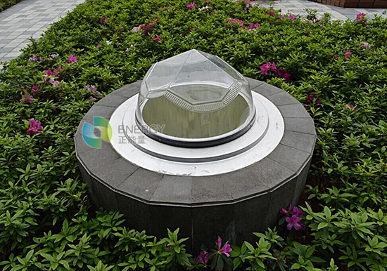 擁有專(zhuān)利技術(shù)的鉆石型采光罩