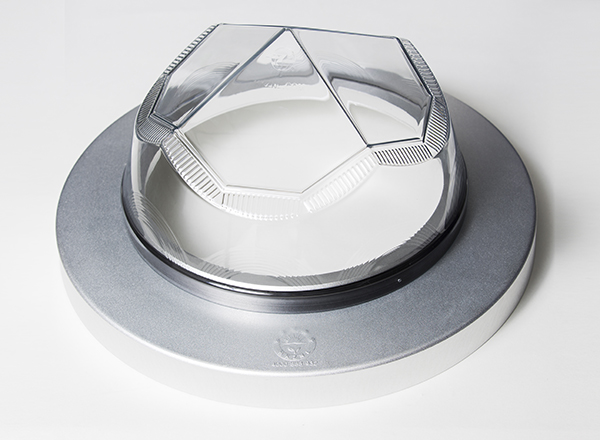 鉆石形采光罩實物-導(dǎo)光管采光系統(tǒng)