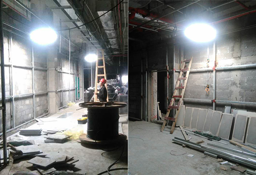 柳州高鐵站西廣場光導管室內(nèi)效果