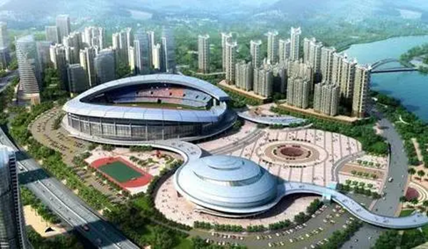 無電照明系統(tǒng)應用于襄陽全民體育運動中心