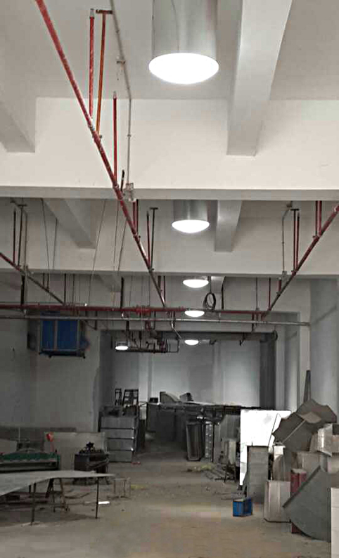 正能量光導照明系統(tǒng)室內(nèi)應用實物圖